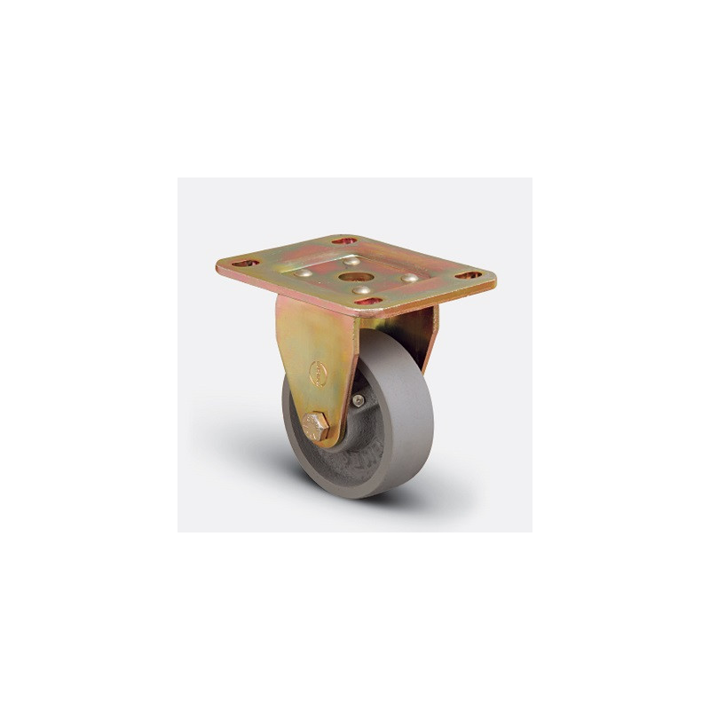 ROULETTE FONTE FIXE SANS JANTE-125X40MM-EMES