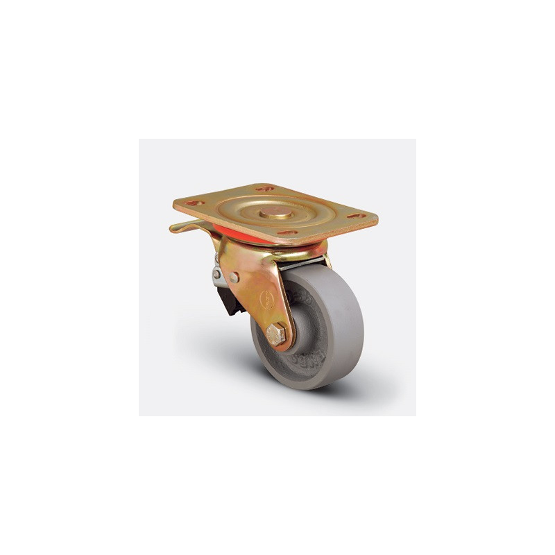 ROULETTE FONTE PIVOTANTE SANS JANTE-125X40MM-EMES