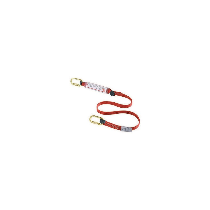 LONGE ABSORBEUR-SIMPLE 1 CONNECTEUR-2M-COVERGUARD