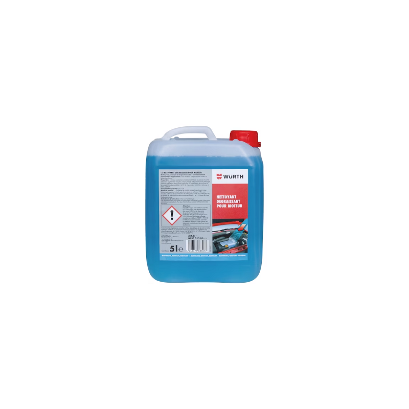 SAVON NETTOYANT ALCALINE POUR MOTEUR 5L-BLUE-WURTH SAVON NETTOYANT ALCALINE POUR MOTEUR 5L-BLUE-WURTH