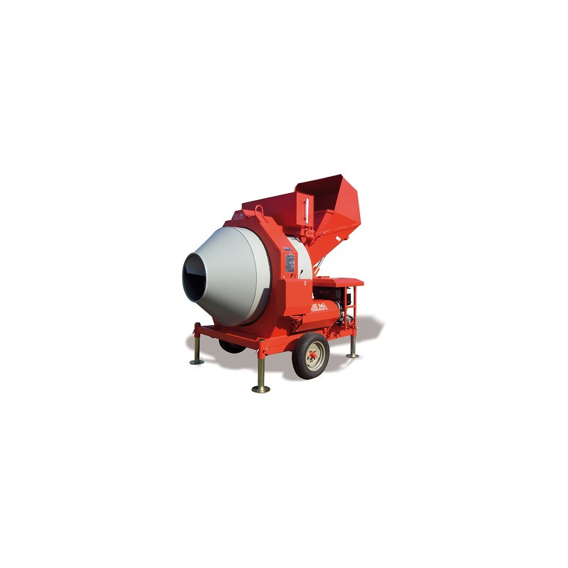 BETONNIERE BIR 1000 DIESEL 25.5HP LOMBARDINI-SILLA