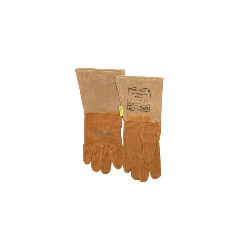 GANT SOUDEUR CUIR PORC-T:9(XL)-KEVLAR 3PLY-WELDAS
