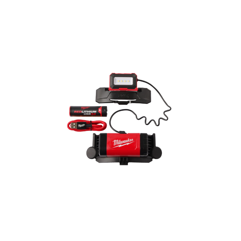 LAMPE FRONTAL USB 600 LMS-L4BOLTHL-301-MILWAUKEE
