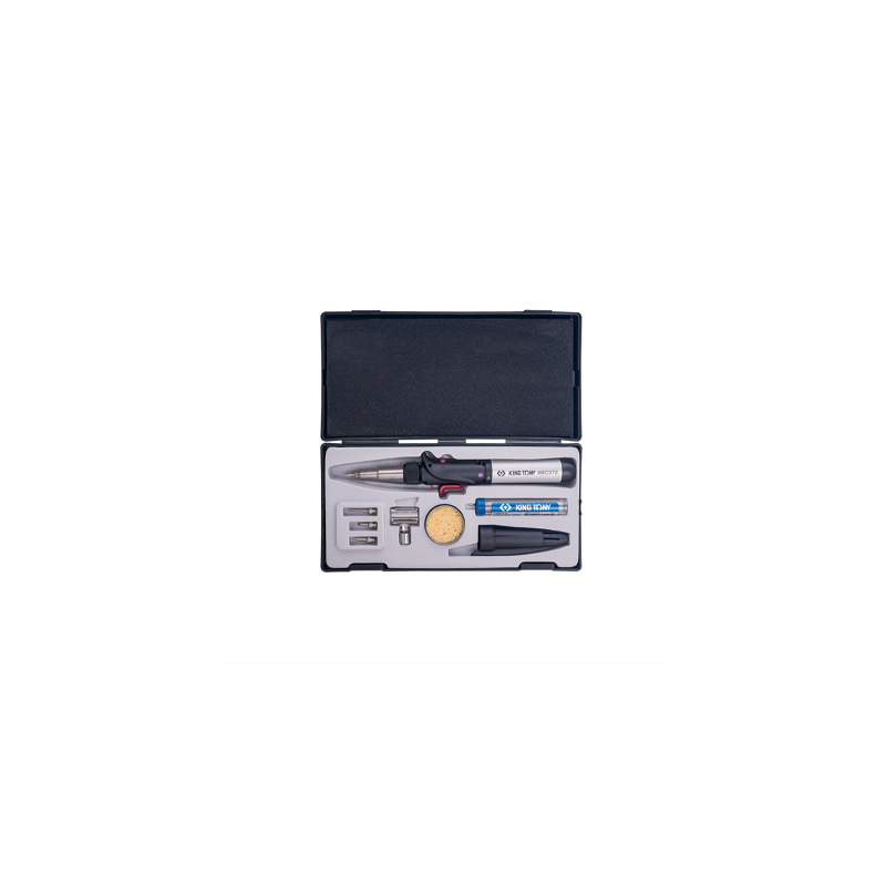 COFFRET 8PCS-FER A SOUDER AU GAZ 150 WATS-KINGTONY