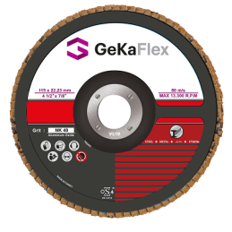 DISQUE A LAMELLE - 125MM G120 F27 BOMBE-ACIER-GEKA