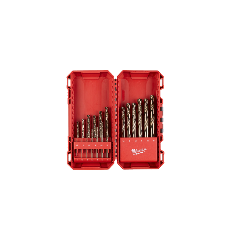 COFFRET FORET METAUX-19PCS--1-10MM-HSSC-MILWAUKEE