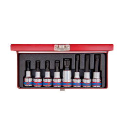 COFFRET 08 PCS-DOUILLE 1-2"-TOURNEVIS RESISTORX-KT