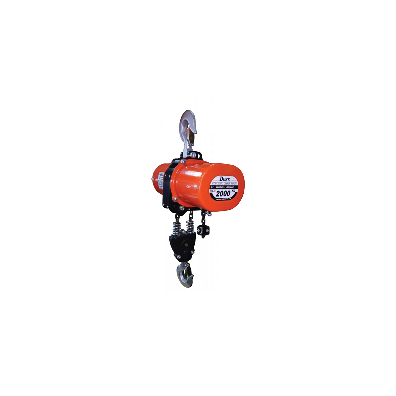 PALAN A CHAINE ELECTRIQUE 2T 6M 1 BRIN-400V-DUKE