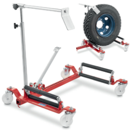 CHARIOT PORTE ROUE CAP.MAX 200KG 388-B-OMCN