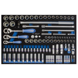 MODULE POUR SERVANTE 103PCS DOUILLE 1-4-3-8-1-2"
