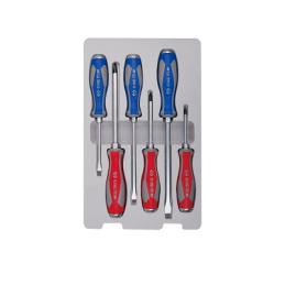 JEU DE 6PCS-TOURNEVIS LAME TRAVERSANTE-KINGTONY