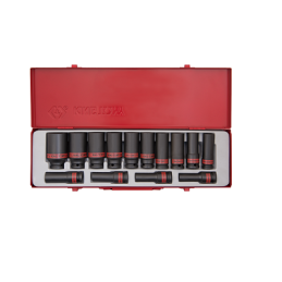 COFFRET 14 PCS-DOUILLES LONGUES 1-2"-A CHOC-KT