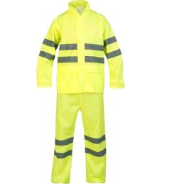 ENSEMBLE IMPERMEABLE JAUNE HIVIS RNHV M-SACOBEL