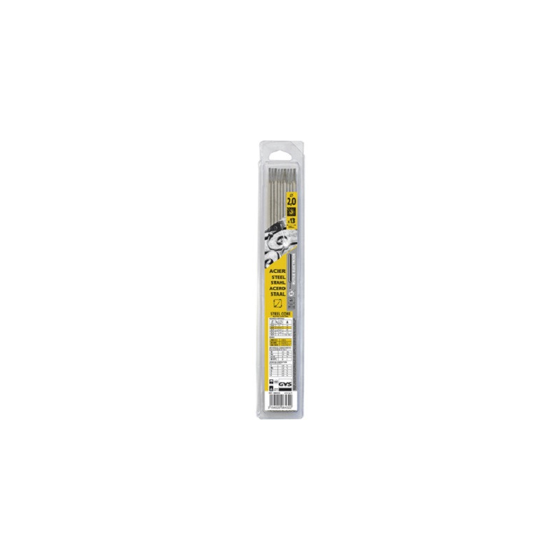 ELECTRODE RUTILE ACIER E6013 13PC x 2,0x350 mm GYS