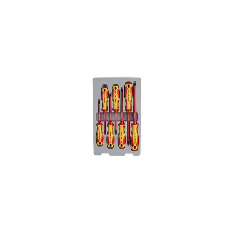 JEU DE 7PCS-TOURNEVIS ISOLE VDE-KINGTONY