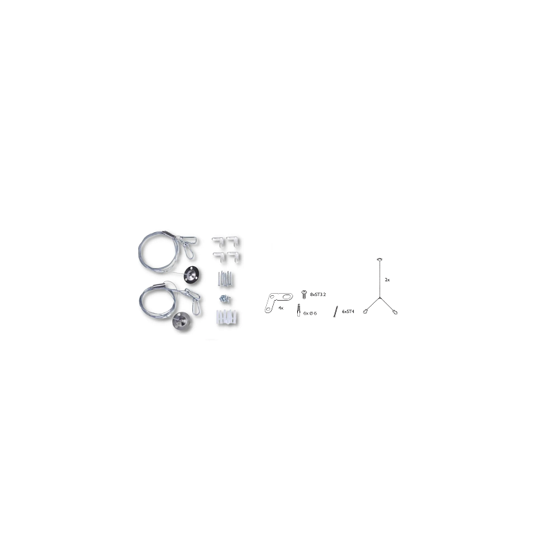 KIT DE FIXATION SUSPENSION  POUR PANNEAU-PHILIPS