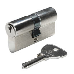 CYLINDRE ALPHA NICKEL 2 ENTRE L69MM x3CL-BRICARD