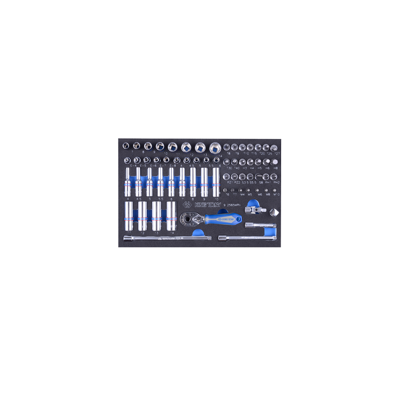 MODULE POUR SERVANTE 65PCS DOUILLE 1-4"+ACCESSOIRE