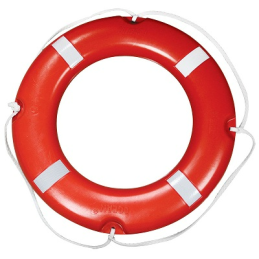 BOUEE SAUVETAGE SOLAS-MED -72cm, 2.5Kg