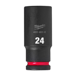 DOUILLE LONGUE A CHOC 1-2" 6P 24MM-MILWAUKEE