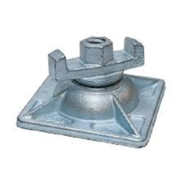 ECROU ARTICULE SERTI SUR PLAQUE CARREE -17 COFFRAG