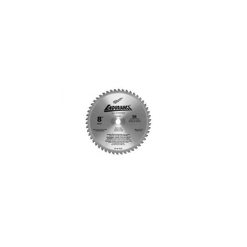 DISQUE SCIE CIRCULAIRE METAL -203X16X1,8-MILWAUKEE