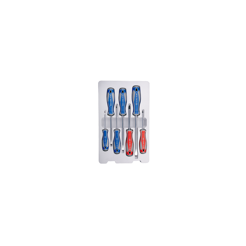 JEU DE 7PCS-TOURNEVIS PHILIPS ET FENTE-KINGTONY