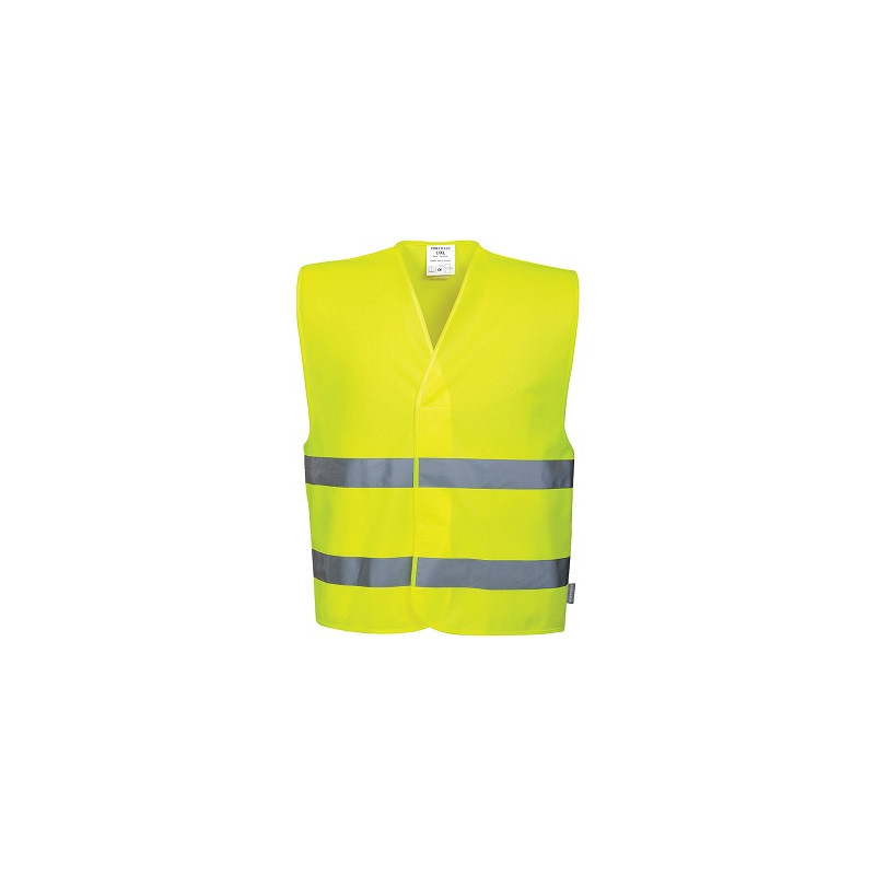 GILET JAUNE DOUBLE BANDE XL C474 PORTWEST