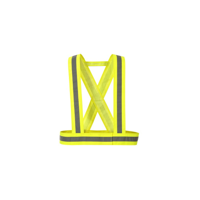 BAUDRIER HAUTE VISIBILITE JAUNE EN PVC-PORTWEST