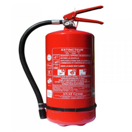 EXTINCTEUR POUDRE ABC 6KG PS6-HH EN3 NF ANAF