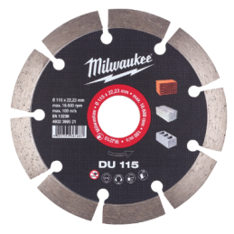 DISQUE DIAMANT ∅115X2.2X22.23MM-DU-MILWAUKEE