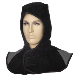 CAGOULE SOUDEUR CUIR CROUTE NOIR-23-6630-WELDAS