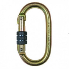 MOUSQUETON A VIS ZINGUE OUVERTURE 18 MM-LEVAC