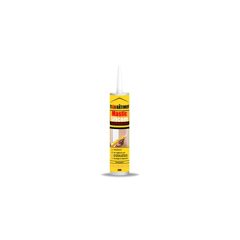 SILICONE NEUTRE 280ml GRIS-TITAN