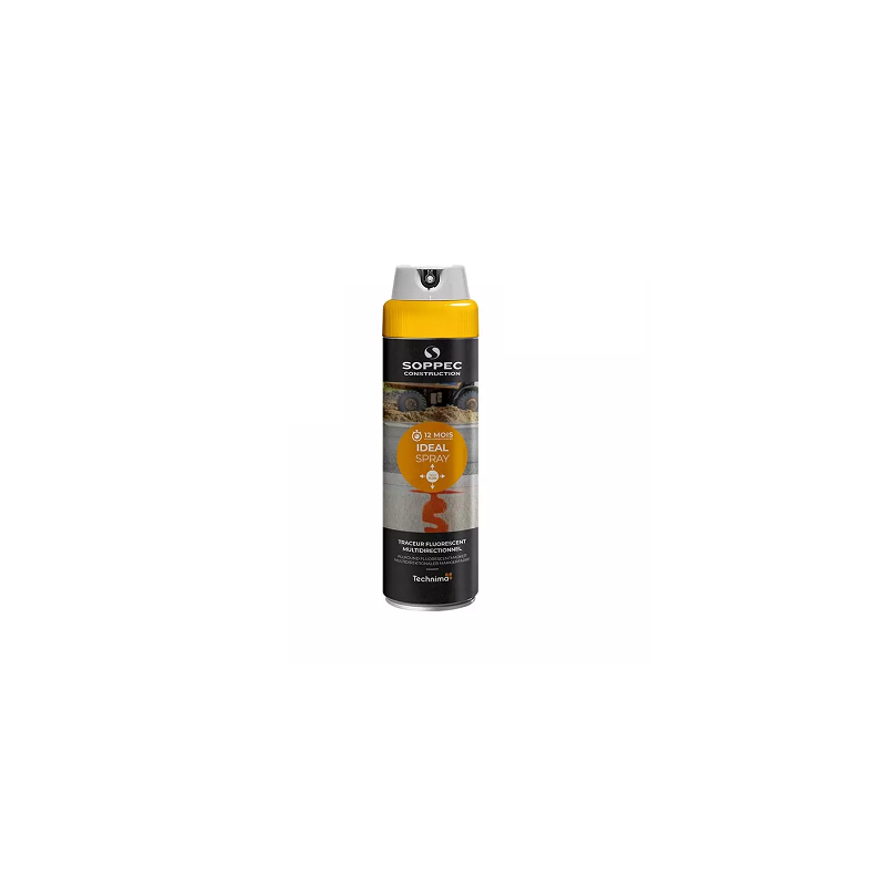 AEROSOL-TRACEUR CHANTIER ORANGE 360° 500ML-SOPPEC