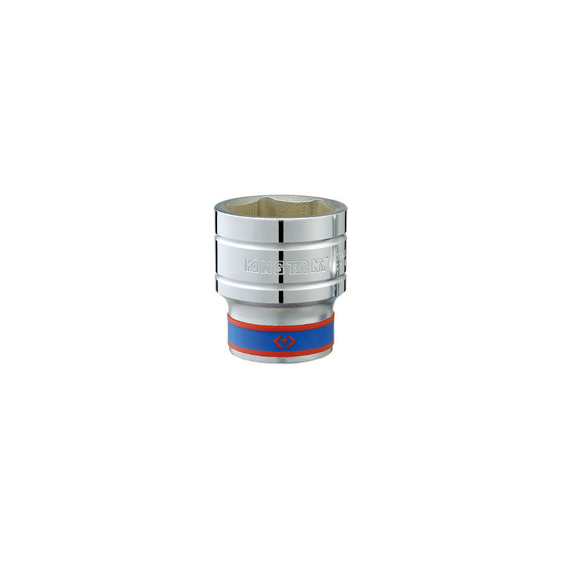 Douille courte chromée 1-2" 6p 32mm-KINGTONY Douille courte chromée 1-2" 6p 32mm-KINGTONY
