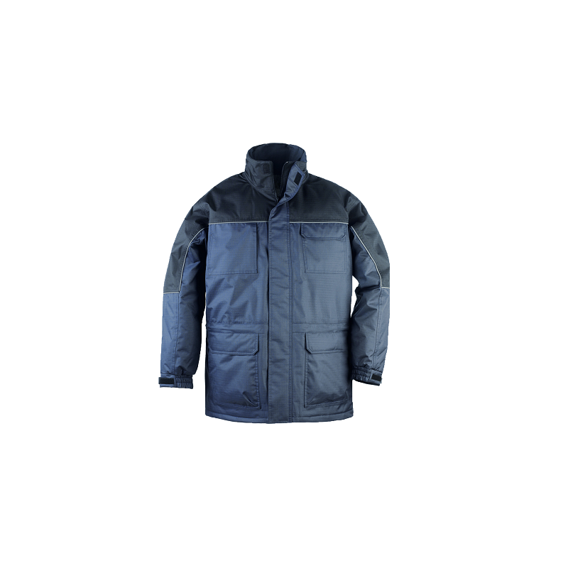 PARKA BICOLORE MARINE NOIR-TXL-RIPSTOP-COVERGUARD PARKA BICOLORE MARINE NOIR-TXL-RIPSTOP-COVERGUARD