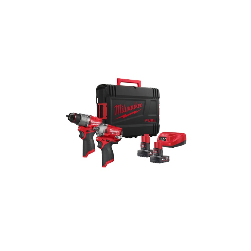 PERCEUSE+BOULONNEUSE 1-2"-M12FPP2H2-402X-MILWAUKEE PERCEUSE+BOULONNEUSE 1-2"-M12FPP2H2-402X-MILWAUKEE