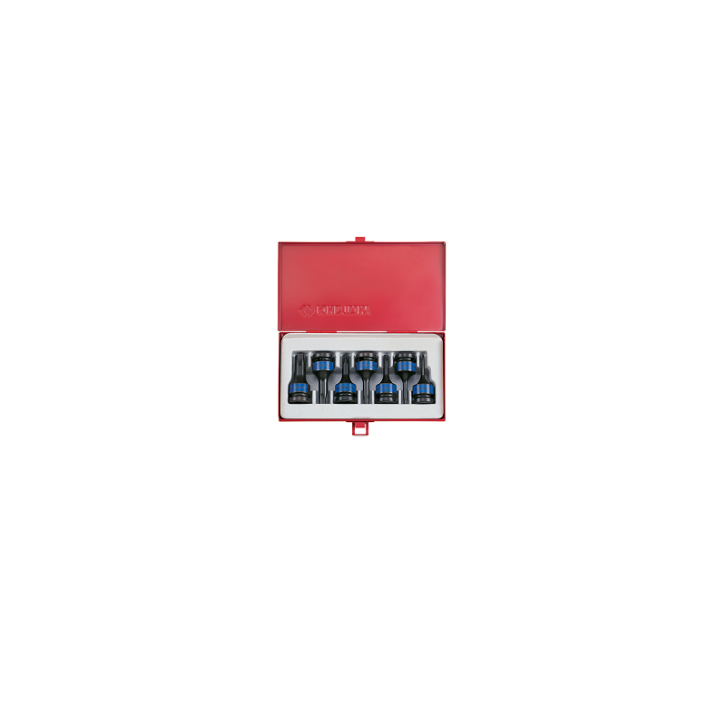 COFFRET 07 PCS-DOUILLES 1-2"-TOURNEVIS TORX-KT