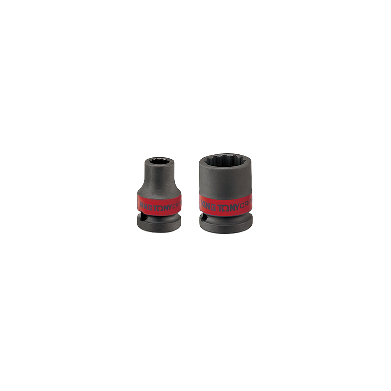 Douille courte a choc 1-2" 12p 11-16" -KINGTONY Douille courte a choc 1-2" 12p 11-16" -KINGTONY
