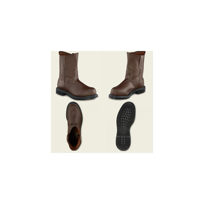 BOTTE SECURITE BROWN-SUPERSOLE-T 40-7 US-REDWING BOTTE SECURITE BROWN-SUPERSOLE-T 40-7 US-REDWING