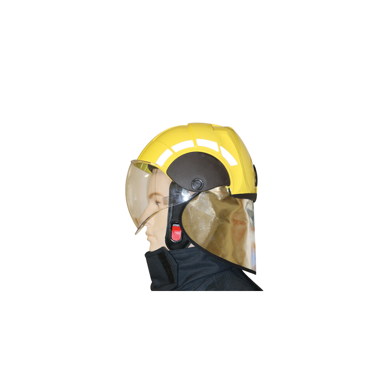 CASQUE DE POMPIER JAUNE-SOLAS MED-LALIZAS