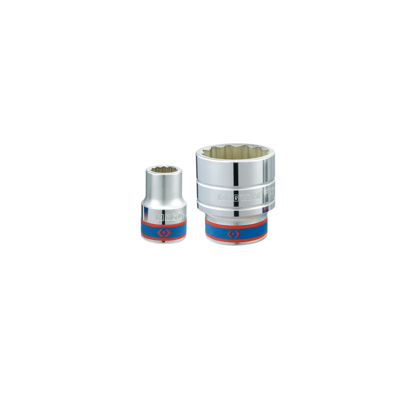 Douille courte chromée 3-4" 12 p 24mm-KINGTONY Douille courte chromée 3-4" 12 p 24mm-KINGTONY