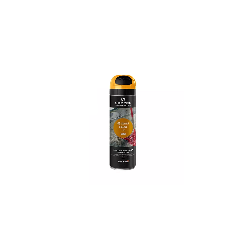 AEROSOL-TRACEUR CHANTIER ORANGE 500ML-SOPPEC