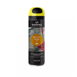 AEROSOL-TRACEUR CHANTIER JAUNE 500ML-SOPPEC