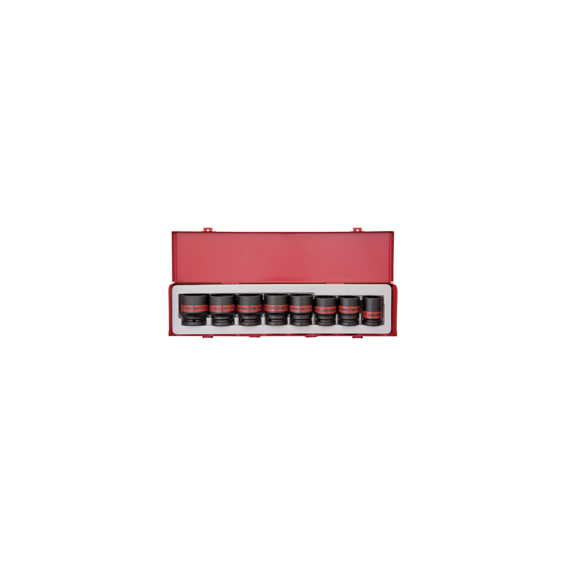COFFRET 08 DOUILLES 3-4"-6P A CHOC -KINGTONY