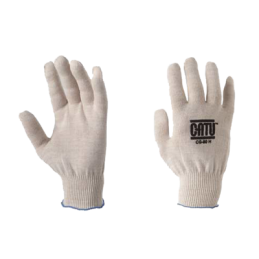 SOUS-GANTS EN COTON TRICOTE T9-10- CG-80-H -CATU