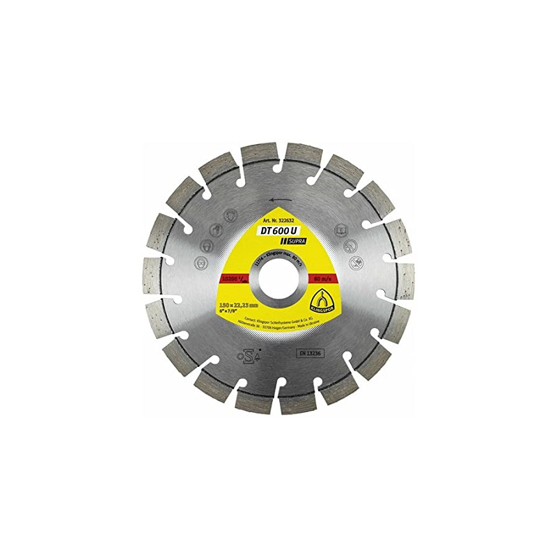 DISQUE A COUPER DIAMENTES-Ø 180MMX2.6MM-KLINGSPOR DISQUE A COUPER DIAMENTES-Ø 180MMX2.6MM-KLINGSPOR