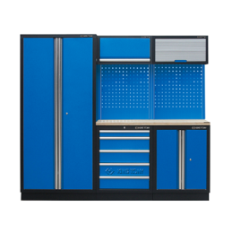 MOBILIER D'ATELIER 2275MM-12PCS-BLEU-KINGTONY