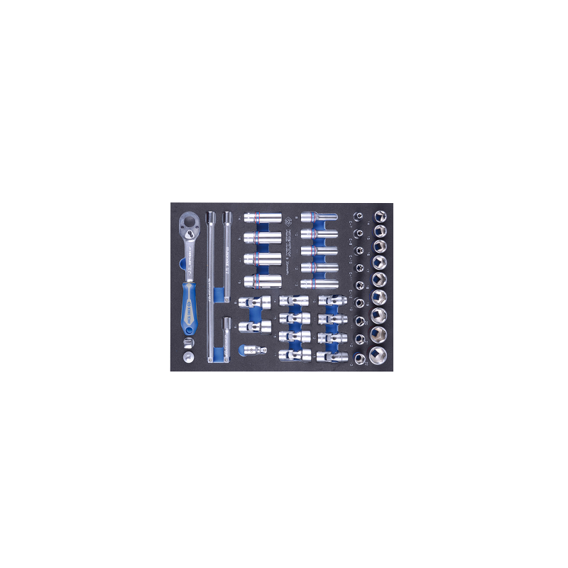 MODULE POUR SERVANTE 44PCS DOUILLE 3-8"+ACCESSOIRE MODULE POUR SERVANTE 44PCS DOUILLE 3-8"+ACCESSOIRE